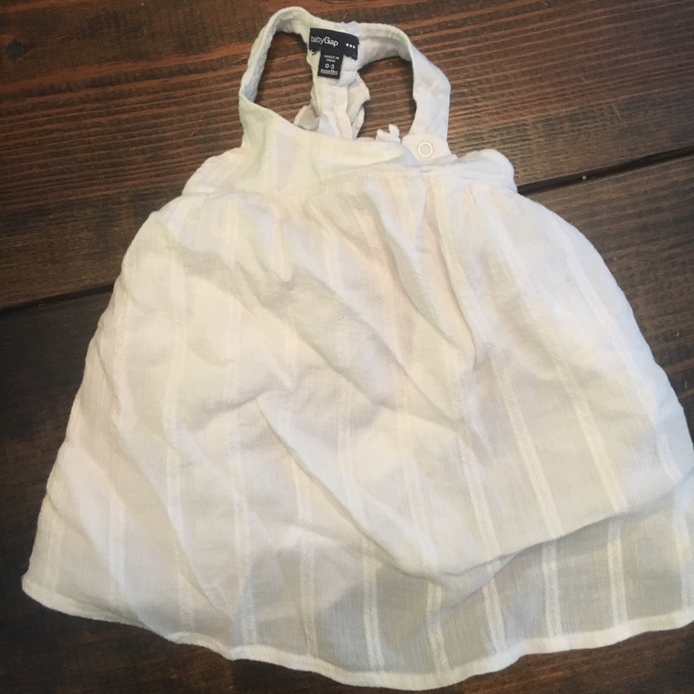 Gap white baby dress